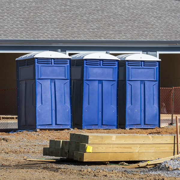 are there any restrictions on where i can place the porta potties during my rental period in Blackhawk CA